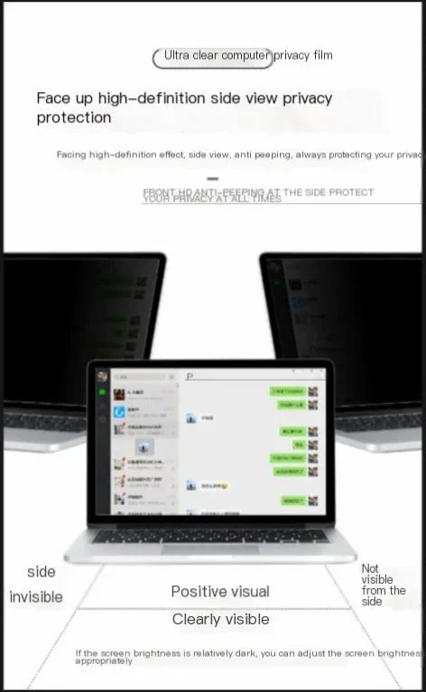 Anti-Spy Laptop Privacy Screen Protector - Korvel