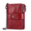 Anti-Theft Brush Wallet Leather Bag Multi-Function Buckle Zipper Retro Crazy Horse Cowhide Men's Bag Casual Coin Purse - Korvel