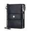 Anti-Theft Brush Wallet Leather Bag Multi-Function Buckle Zipper Retro Crazy Horse Cowhide Men's Bag Casual Coin Purse - Korvel