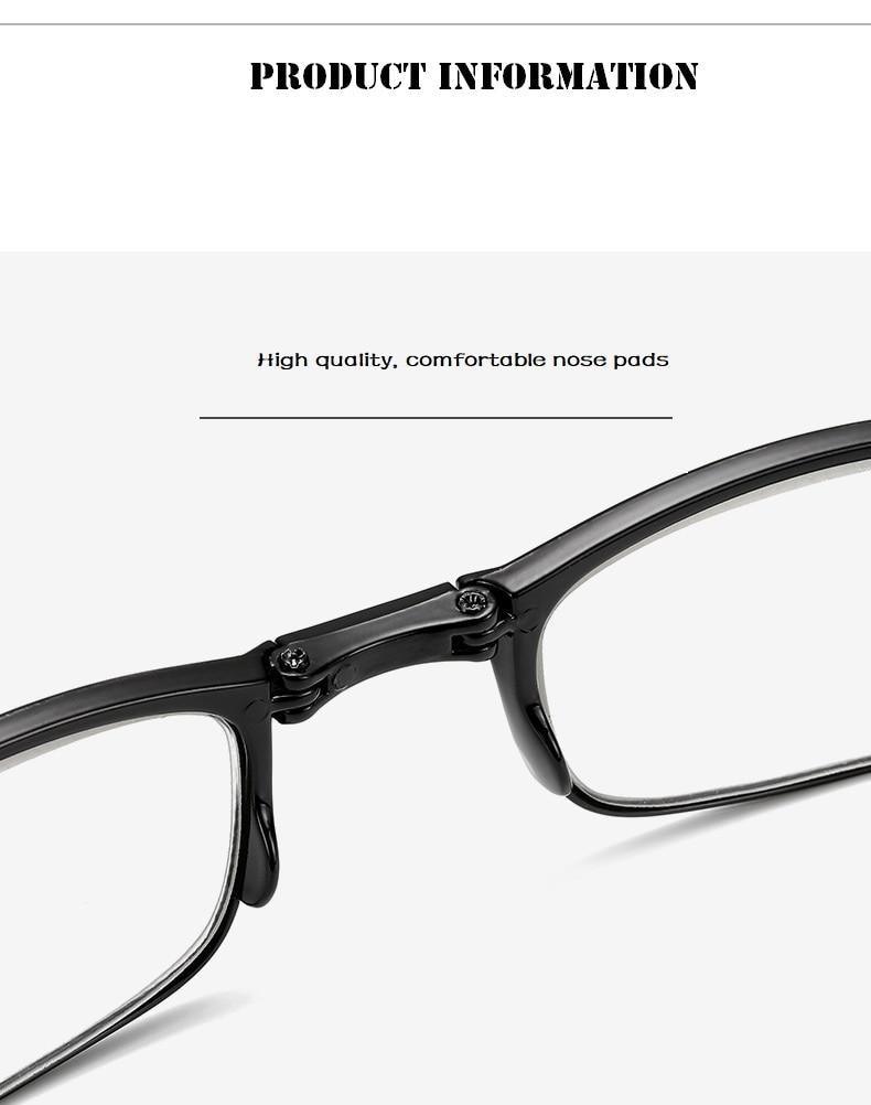 Lunettes de lecture pliables premium bloquant la lumière bleue