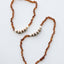 Collar de Ámbar Báltico Cognac Crudo y Jaspe Natural