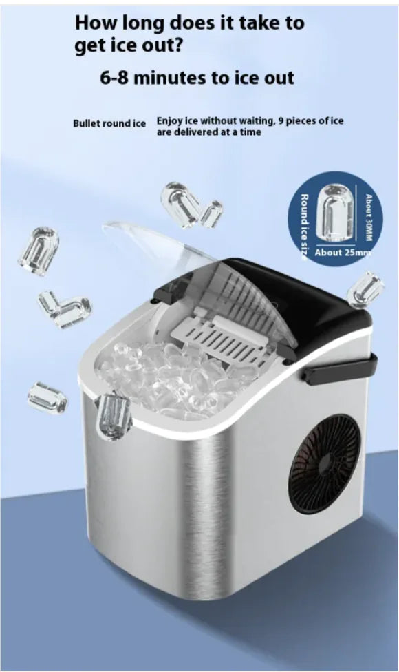 Compact Home Ice Maker for Effortless Entertaining