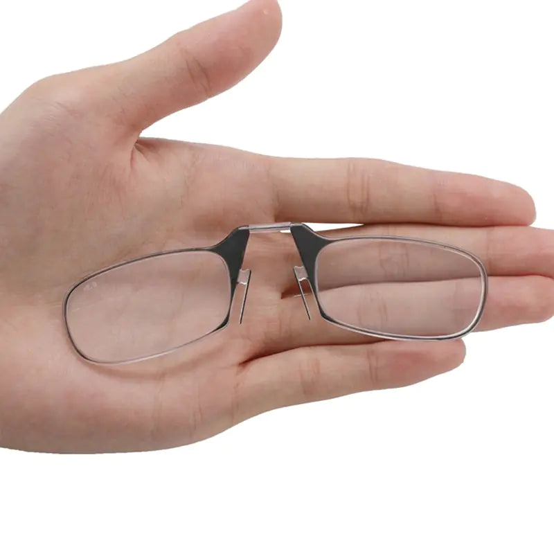 Legless Clamp Nose Reading Glasses - Stylish & Portable