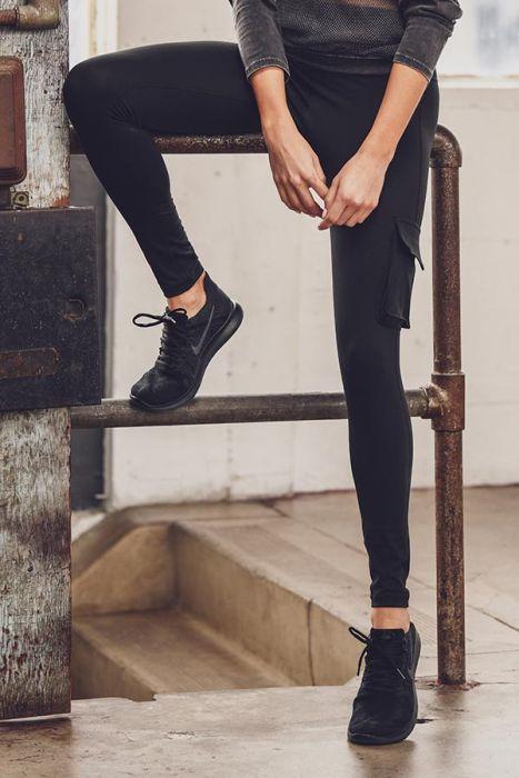 Leggings de Aventura Cargo Híbridos de Cintura Alta