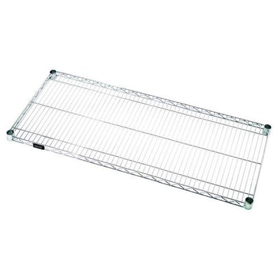 24" x 72" Heavy-Duty Stainless Steel Wire Shelves (2-Pack)