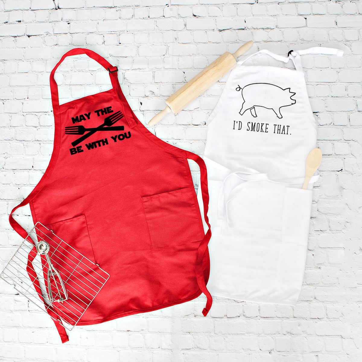 Humorous Kitchen Aprons for Joyful Cooking