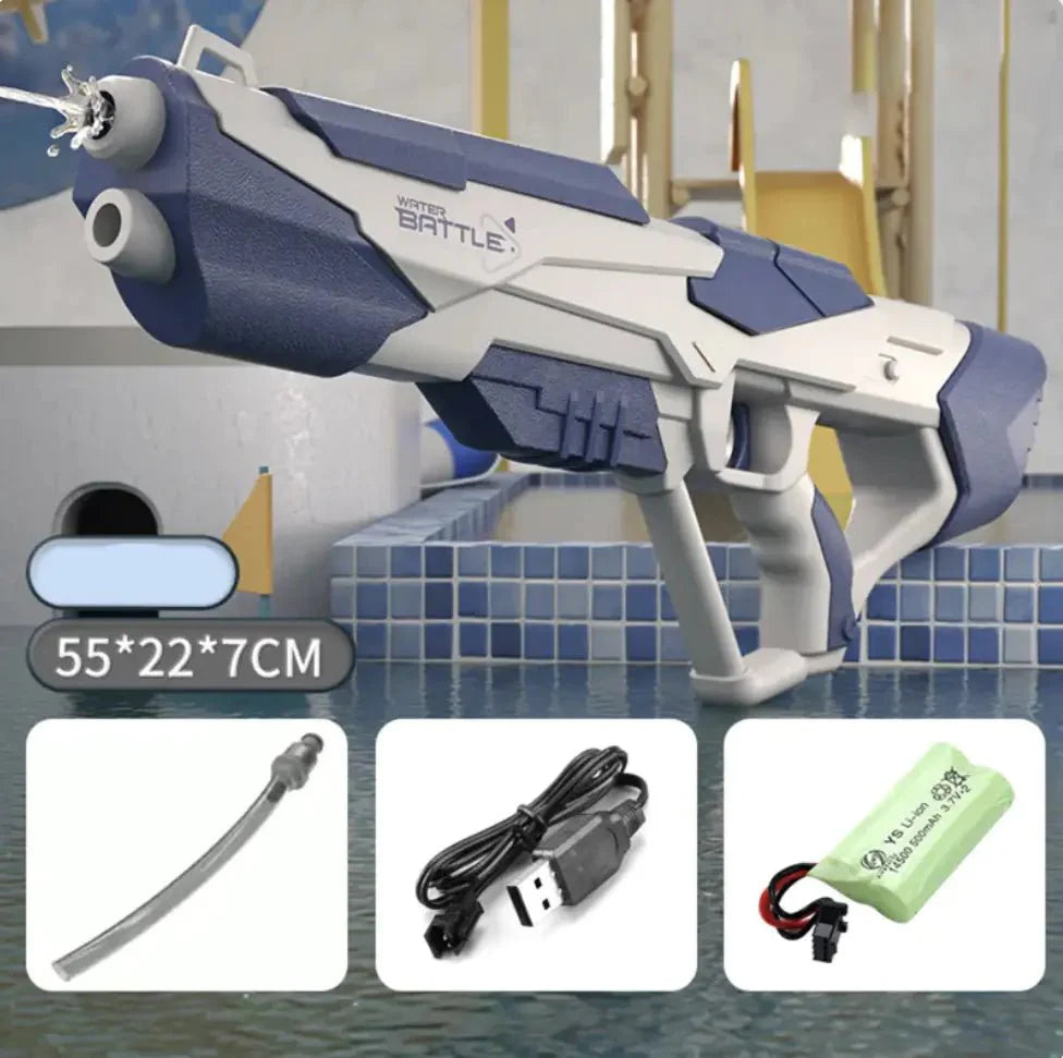 AquaBlast Pistola de Agua Eléctrica Espacial