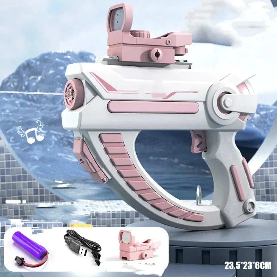 AquaBlast Pistola de Agua Eléctrica Espacial