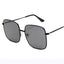 Lunettes de soleil carrées de luxe avec protection UV400