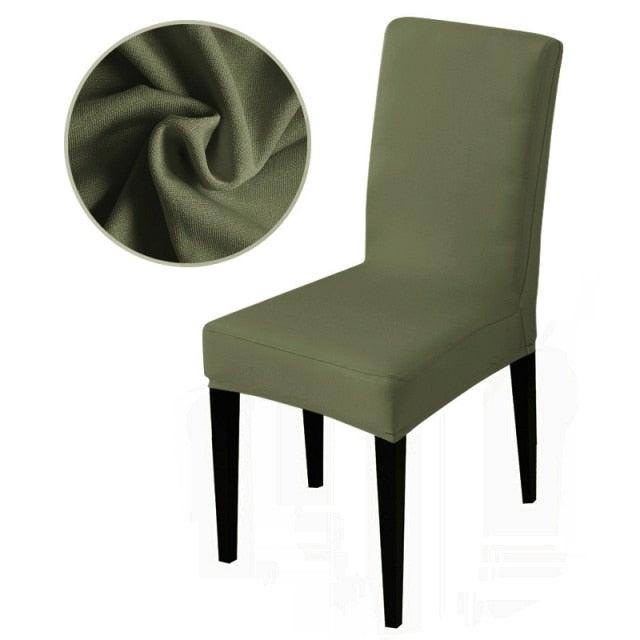 Premium Elastic Chair Slipcovers - Removable & Washable