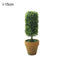 Arbre Bonsai Artificiel Élégant en Décor de Pot Rond