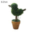 Arbre Bonsai Artificiel Élégant en Décor de Pot Rond