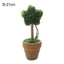 Arbre Bonsai Artificiel Élégant en Décor de Pot Rond