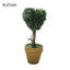Arbre Bonsai Artificiel Élégant en Décor de Pot Rond