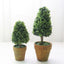 Arbre Bonsai Artificiel Élégant en Décor de Pot Rond