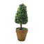 Arbre Bonsai Artificiel Élégant en Décor de Pot Rond