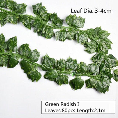 Vivid Artificial Vine Leaf Garland for Elegant Decor