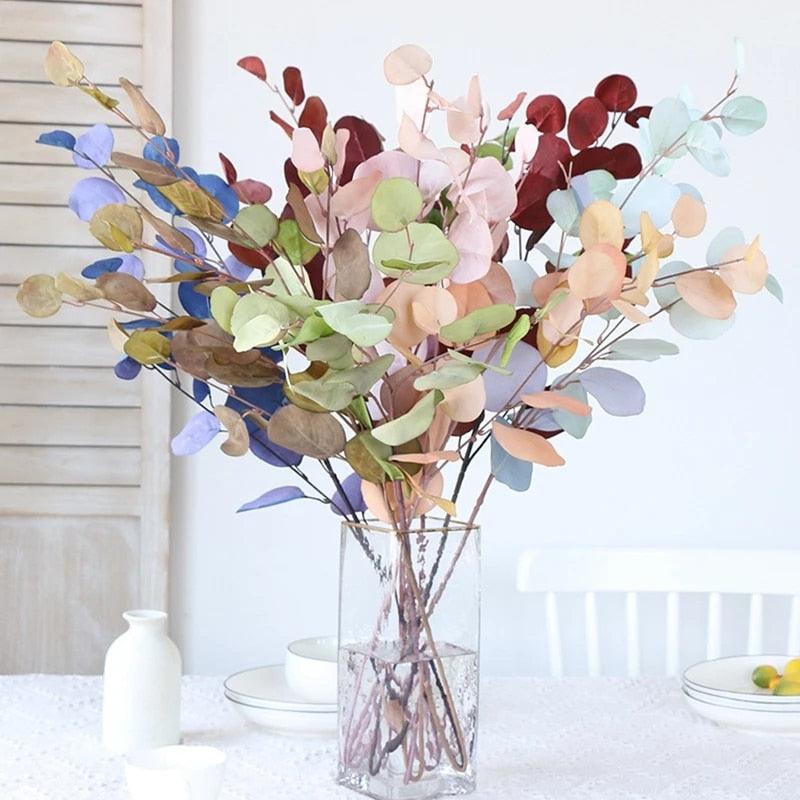 Plante en Feuilles d'Eucalyptus Artificiel - Décor Premium pour la Maison