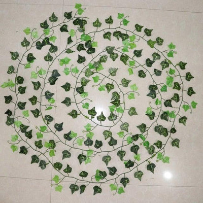 Artificial Ivy Leaf Garland - 2.4M Hanging Vines for Home Decor
