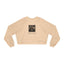 Artist of Darkness Women's Cropped Pullover - Stylish Fleece Sweatshirt