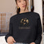 Artist of Darkness Women's Cropped Pullover - Stylish Fleece Sweatshirt