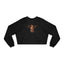 Artsy Fartsy Cat Lady Cropped Pullover - Fun & Comfy Fleece Apparel