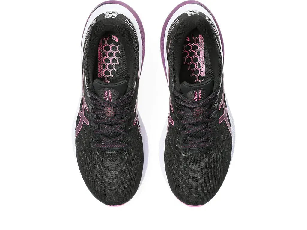 ASICS Women's GT-2000 11 Running Shoes - Black/Hot Pink