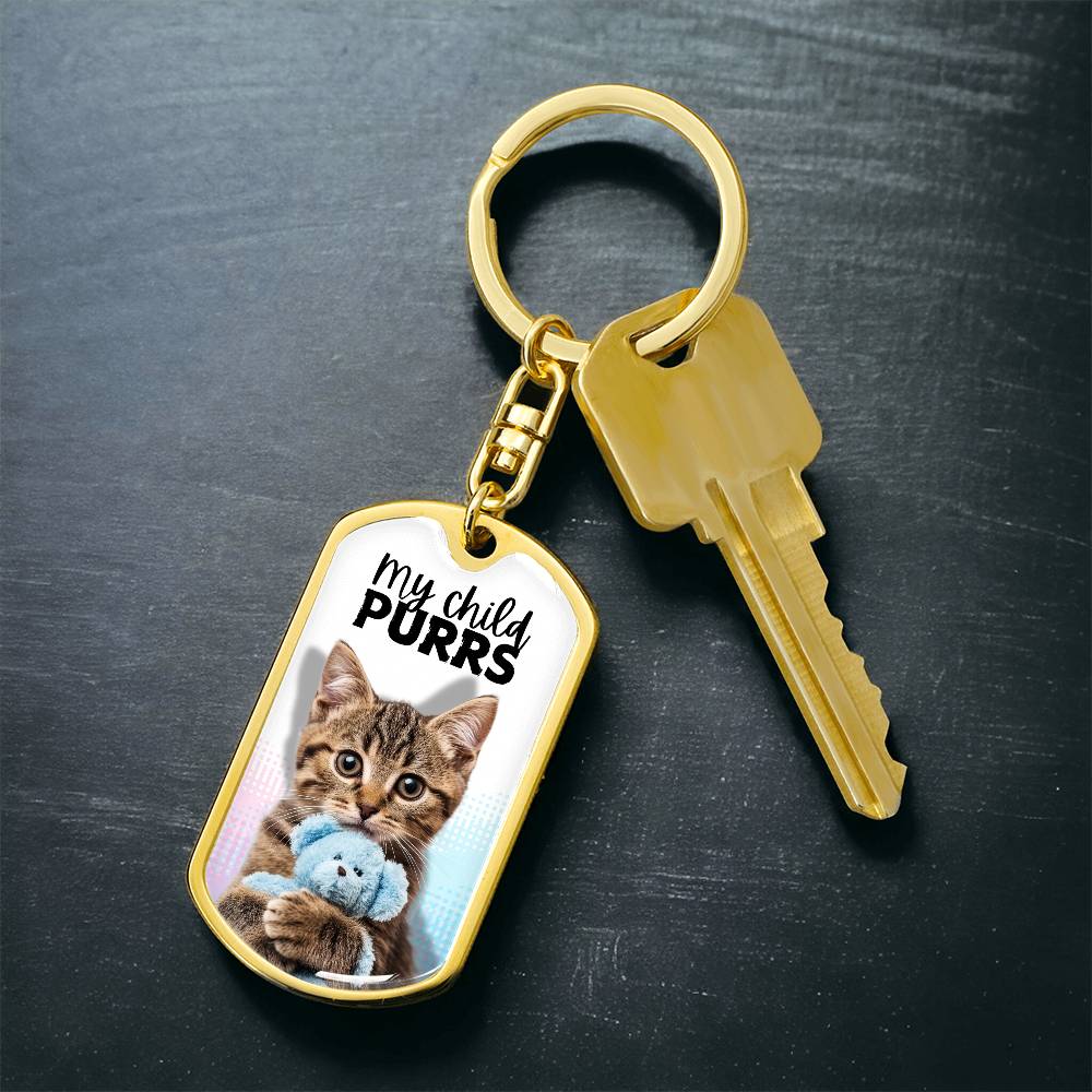 Porte-clés Mon Enfant Ronronne