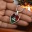 My Cat Is My Valentine Heart Pendant Necklace