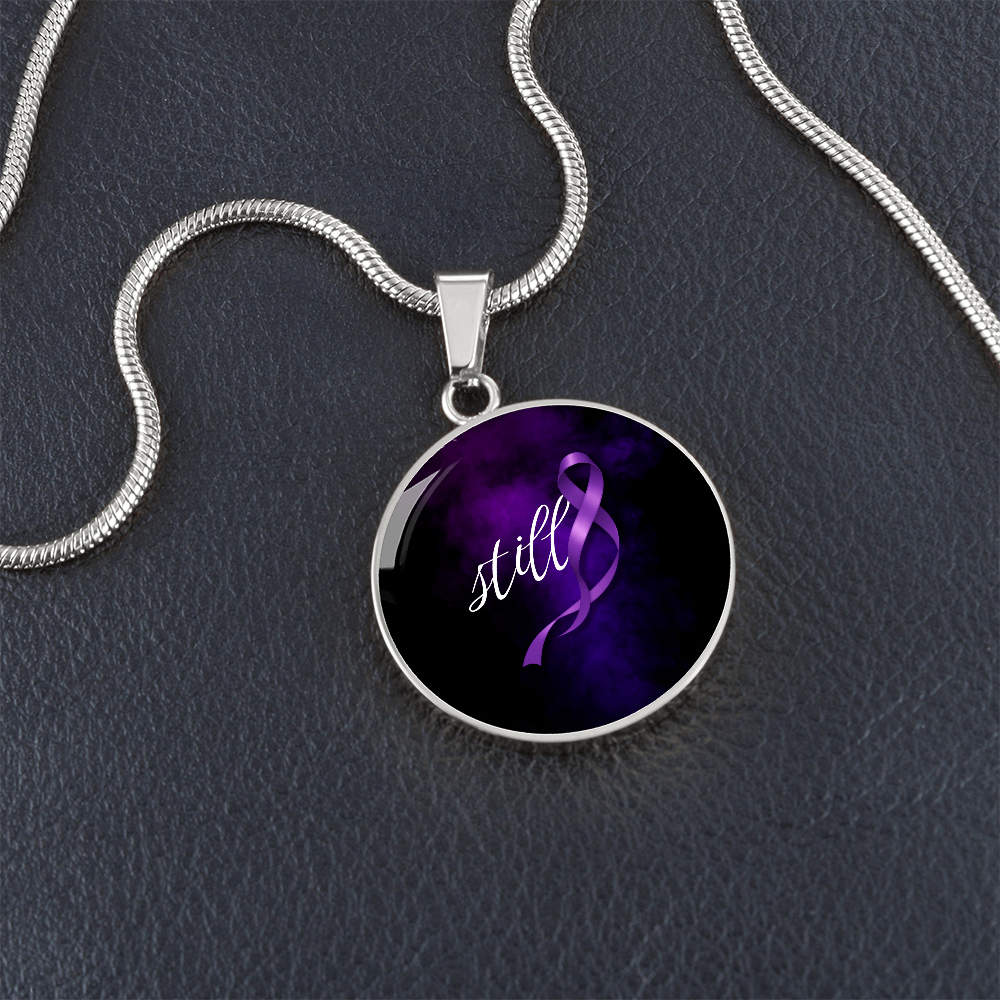 Collar con Colgante Redondo Still para Conciencia