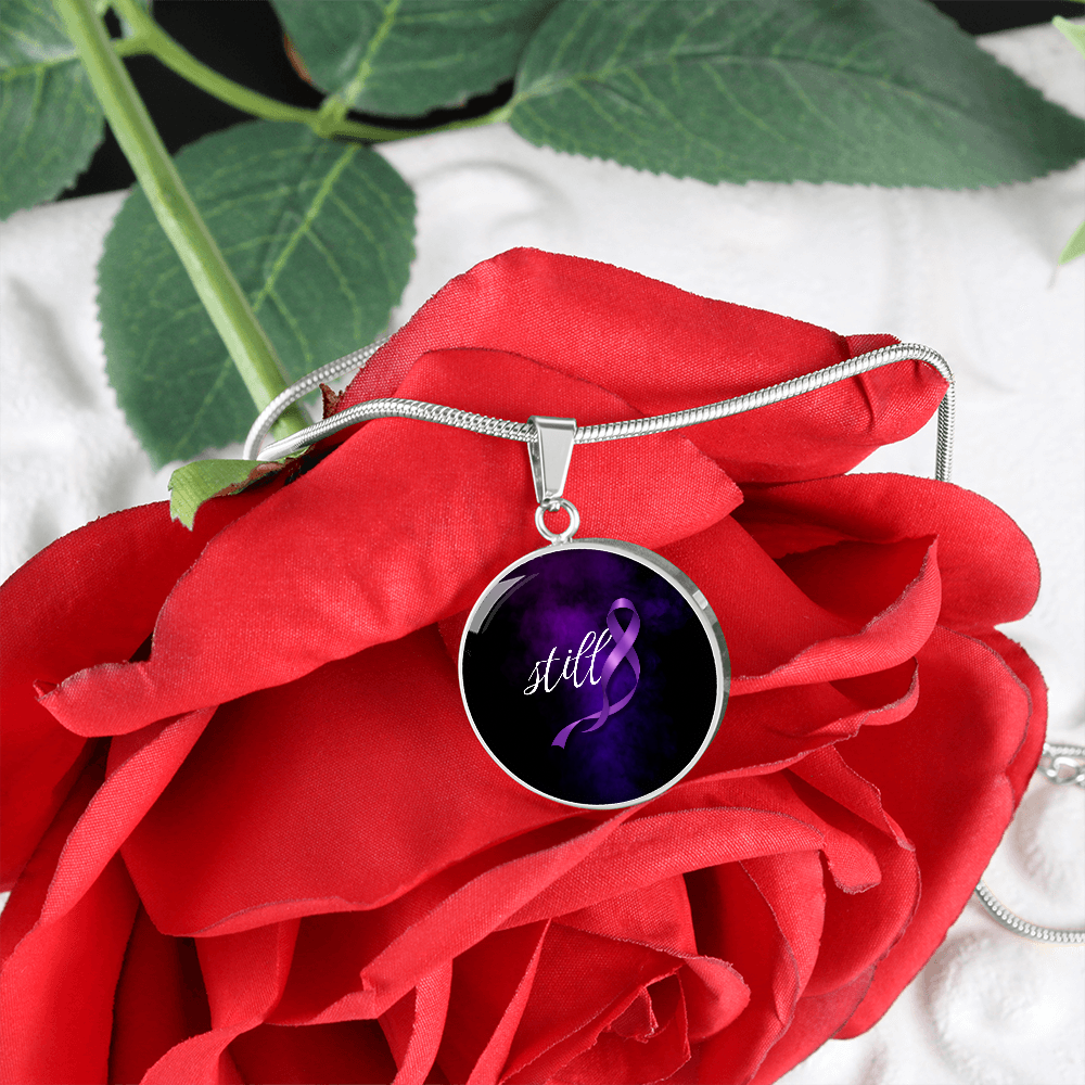 Collar con Colgante Redondo Still para Conciencia