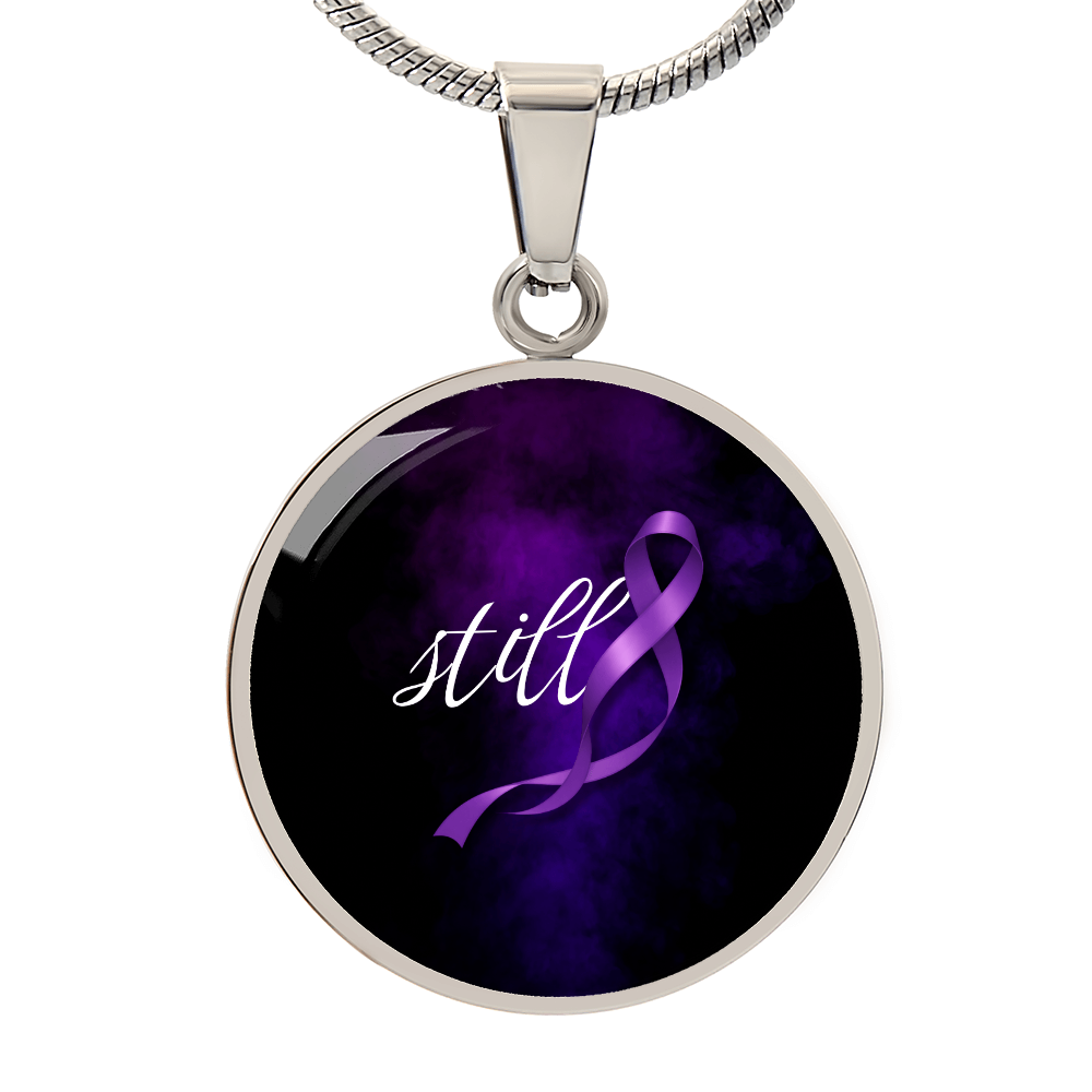 Collar con Colgante Redondo Still para Conciencia