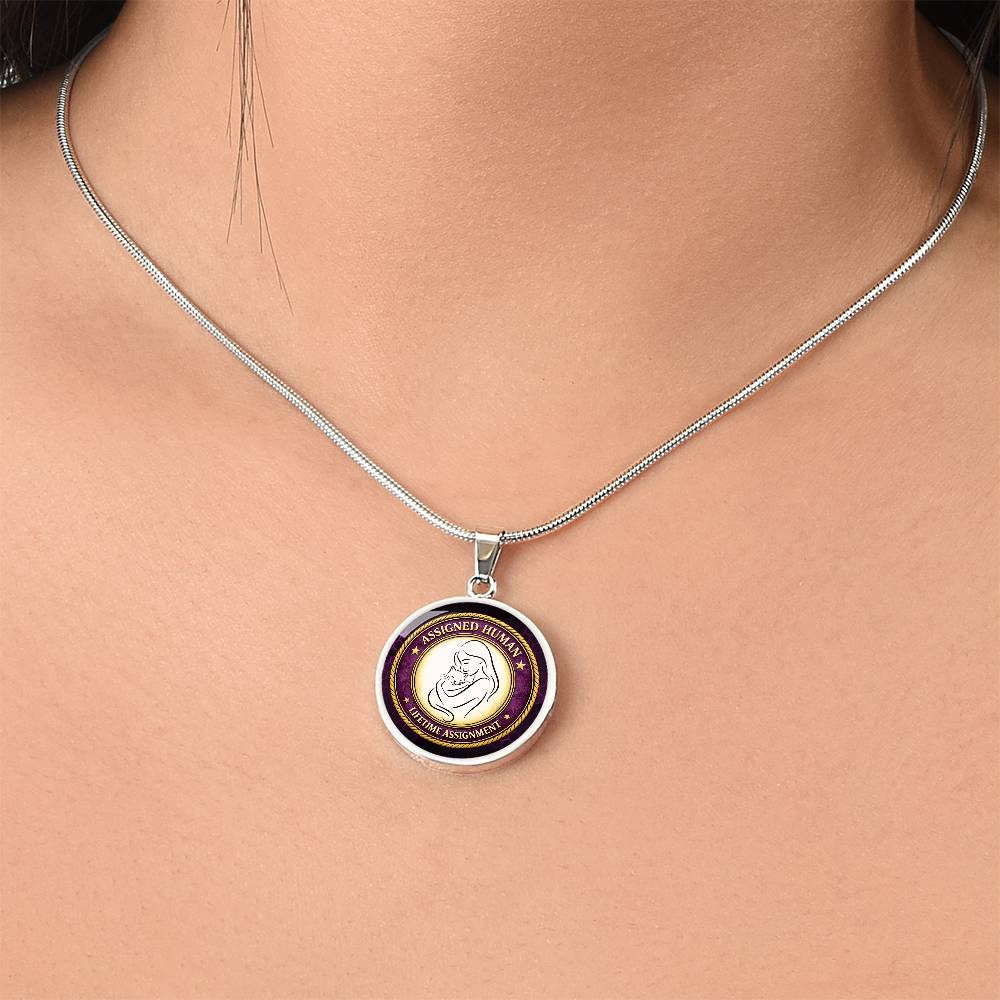 Assigned Human – Lifetime Assignment Necklace for Cat Lovers