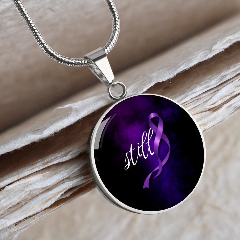 Collar con Colgante Redondo Still para Conciencia
