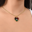 My Cat Is My Valentine Heart Pendant Necklace