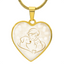 Pet Love Valentine Heart Necklace