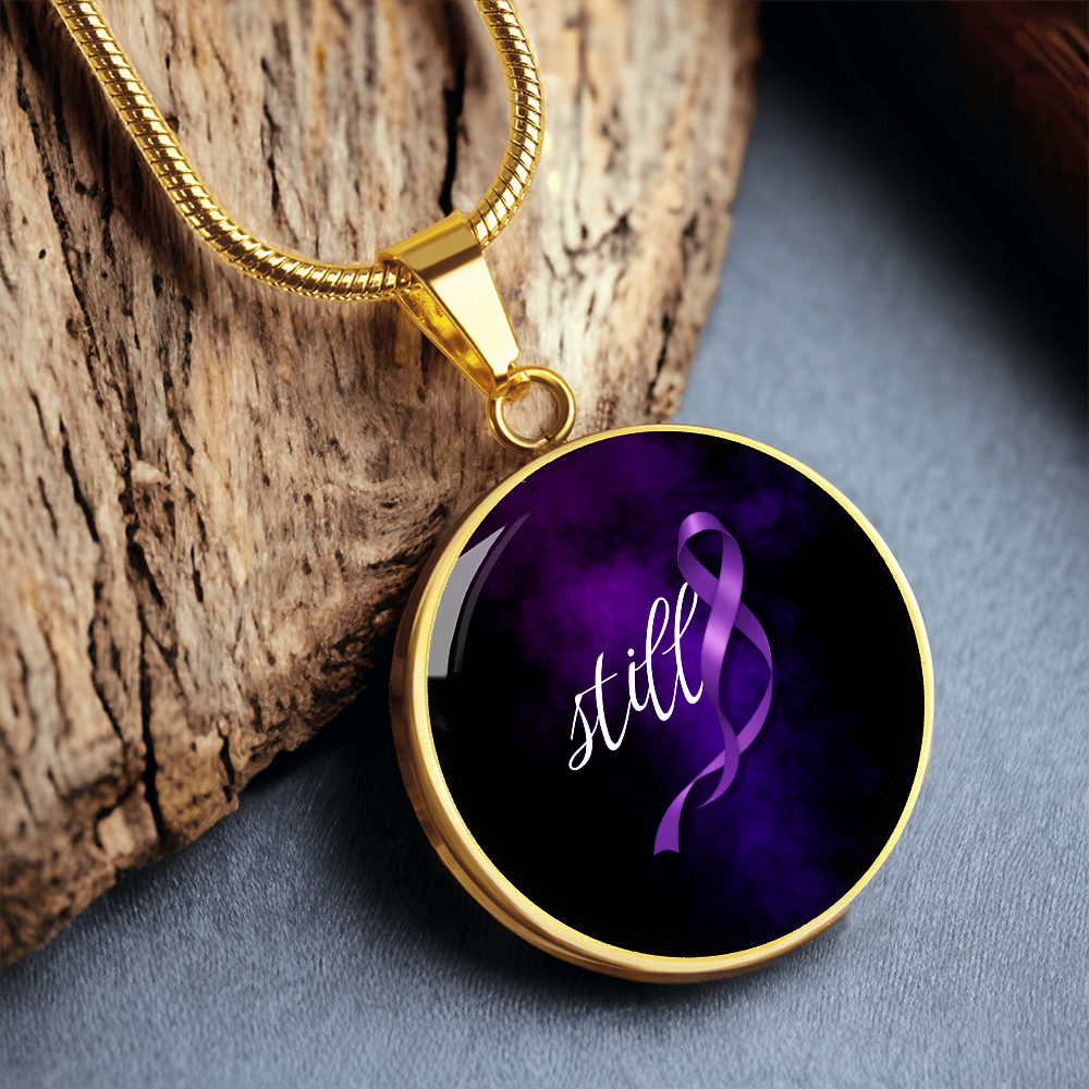 Collar con Colgante Redondo Still para Conciencia