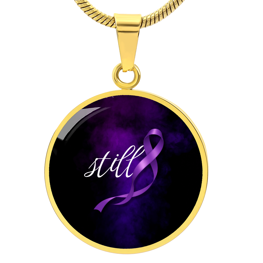 Collar con Colgante Redondo Still para Conciencia