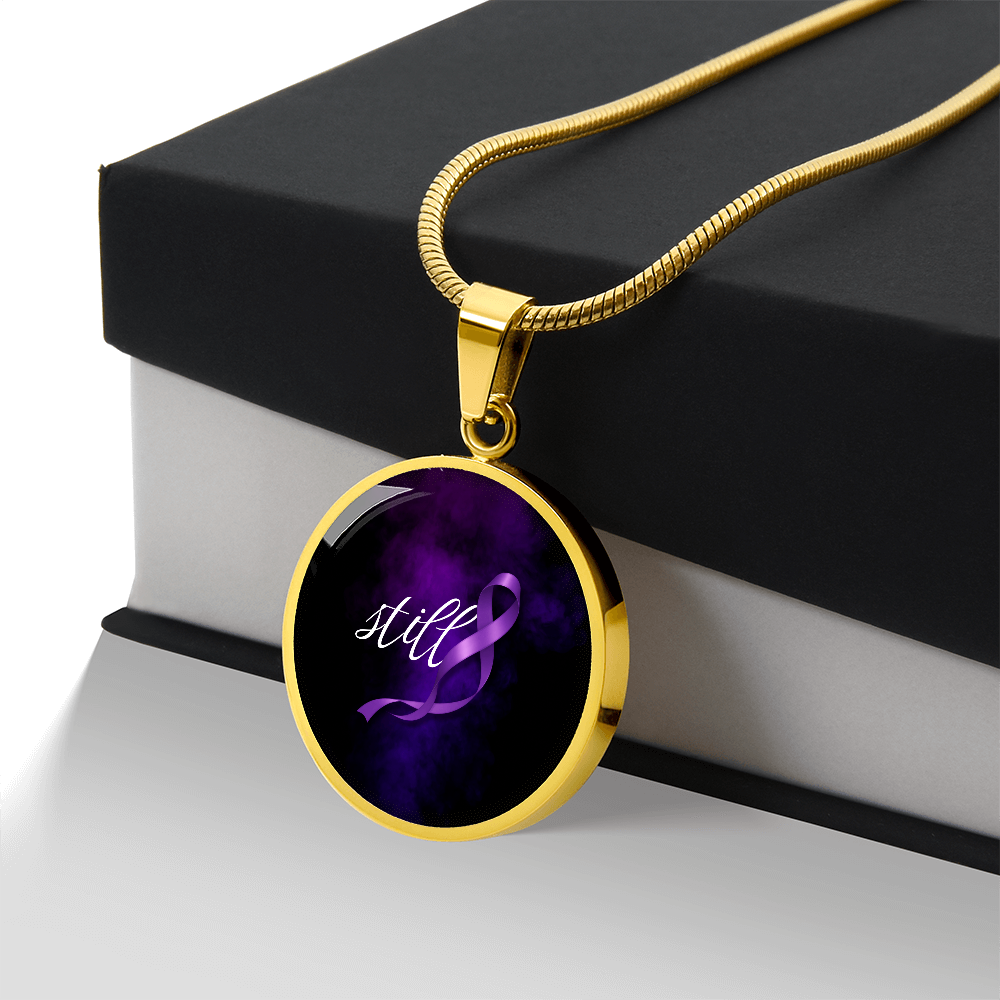 Collar con Colgante Redondo Still para Conciencia