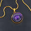 Epilepsy Warrior Round Pendant Necklace