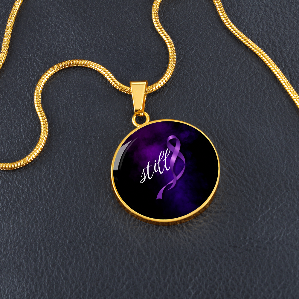 Collar con Colgante Redondo Still para Conciencia