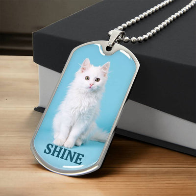 Collar Shine Kitty - Acero Quirúrgico Premium