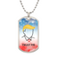 Trust Me Political Parody Dog Tag Necklace - Silver or Gold Finish