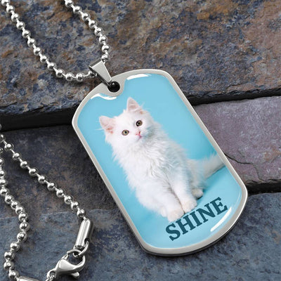 Collar Shine Kitty - Acero Quirúrgico Premium
