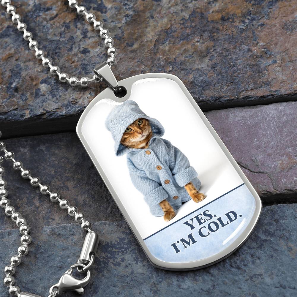 Oui, j'ai froid Collier