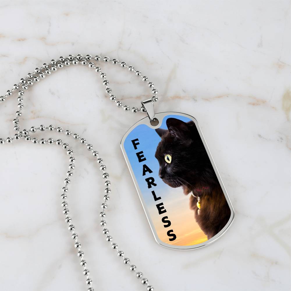 Collar Fearless - Acero Quirúrgico Premium y Acabado en Oro