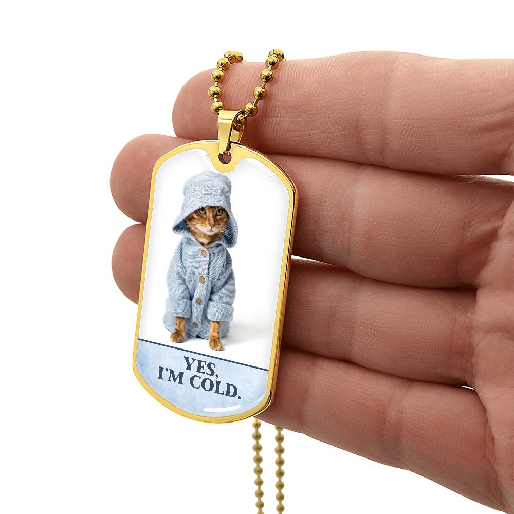Oui, j'ai froid Collier
