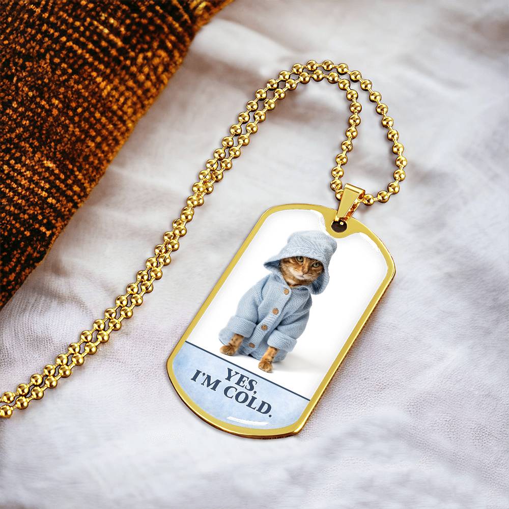 Oui, j'ai froid Collier