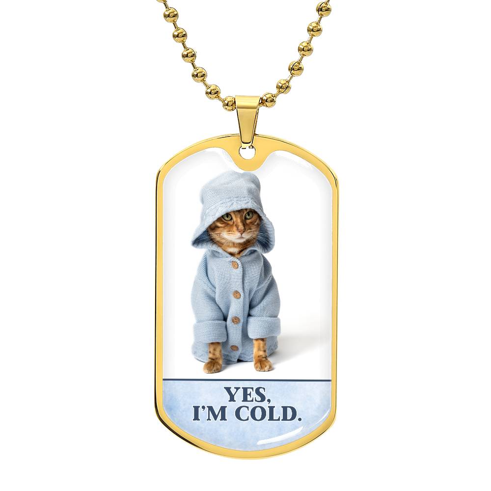 Oui, j'ai froid Collier