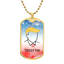 Trust Me Political Parody Dog Tag Necklace - Silver or Gold Finish